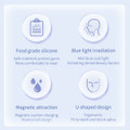 Electric Toothbrush U-Shaped Ultrasonic Silicone 360 Degrees Automatic Toothbrush for Home Use, Whitening Massage Toothbrush product image