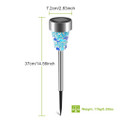 Solarek® Stained Glass Style Solar Garden Pathway Lights, 6 ct. (2-Pack) product image