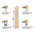 Silicone Scar Sheet, 5.9 x 1.6-Inch, 4 ct. (2-Pack) product image
