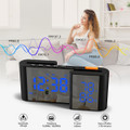 Dual Screen LED Digital Alarm Clock with FM Radio Temperature and Humidity Display product image