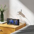 Dual Screen LED Digital Alarm Clock with FM Radio Temperature and Humidity Display product image