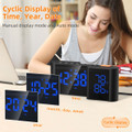 Dual Screen LED Digital Alarm Clock with FM Radio Temperature and Humidity Display product image