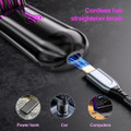 Cordless Hair Straightener Brush, Lightweight Protable Hair Straightening Brush for Outside Use product image