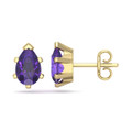 1-1/2-Carat Pear Shape Gemstone Stud Earrings in Sterling Silver product image