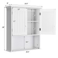 Wall-Mounted Bathroom Cabinet Storage Organizer with Doors & Shelves product image