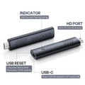 Wireless HDMI Transmitter and Receiver, 4K Decoding 1080P Output 98ft Range Extender for TV Projector, No Need WiFi Bluetooth product image