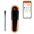 Wireless Meat Thermometer for Oven, Rechargeable Bluetooth Meat Thermometer Digital Wireless with Smart App for Grilling, Smoking, BBQ, Rotisserie, Kitchen (Orange) product image
