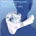 Back Wind Neck Fan with Cooling Plate Cold Compress Bladeless Portable Quiet Air Conditioner Rechargeable Holiday Essentials for Women Men Travel Camping Outdoor product image
