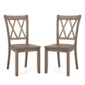 Wooden Farmhouse Dining Chairs (Set of 2) product image