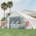 20 x 40-Foot Peach-Shaped Party Tent Canopy with Zipper Doors product image