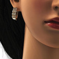 18K Gold-Filled CZ 20mm Hoop Earrings product image