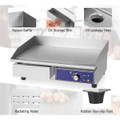 2000W Commercial Stainless Steel Grill with Adjustable Temp Control product image