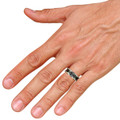 8mm Men's Cross Titanium Ring Wedding Band product image