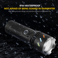 30W LED Flashlight High Power USB Rechargeable 800 Meters Torch Light High Lumens Camping Linterna Outdoor Use product image