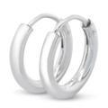 Endless Hoop Earrings in Sterling Silver (2 Sizes) product image