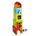 Colorful Nesting Box Farm with 5 Boxes & 4 Animal Figures Creativity Toy product image