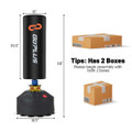 Freestanding Punching Bag Kickboxing Bag with Stand & Suction Cup Base product image