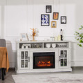 Fireplace TV Stand for TVs up to 65" with Side Cabinets and Remote product image