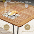 86.5" Outdoor Dining Table with Acacia Wood product image