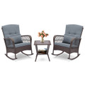 3- Piece Patio Rocker Set with Coffee Table product image