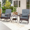 3- Piece Patio Rocker Set with Coffee Table product image