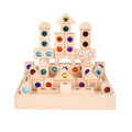Wooden Gem Building Blocks Set (50-Piece) product image