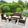 Patio Rattan Furniture Set (4-Pieces) product image