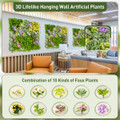 20" 3D Wall-Mounted, Framed Succulents (2-Pack) product image