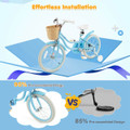 Adjustable Child's Bike with Training Wheels and Basket  product image