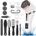 17-Piece Electric Foot Callus Remover Grinder with Vacuum product image