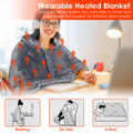 USB Heated Zipper Blanket Shawl (Requires Power Bank) product image