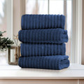 Bibb Home Ribbed Egyptian Cotton Bath Towel Set (4-Pack) product image