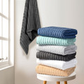 Bibb Home Ribbed Egyptian Cotton Towels (Set of 6) product image