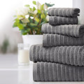 Bibb Home Ribbed Egyptian Cotton Towels (Set of 6) product image
