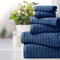 Bibb Home Ribbed Egyptian Cotton Towels (Set of 6) product image