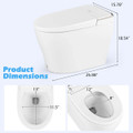 1.28GPF Smart Elongated Toilet Bidet with Heated Seat & Auto Open/Close product image