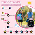 Smart Watch for Kids Ages 8-12, Smart Watch with 26 Games, Educational Toys, HD Camera, Video, Music Alarm, Audio Books, Learning Card, Flashlight (Pink) product image