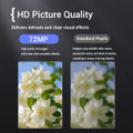 72MP Digital Camera 2.5K Video HD Camera 2.4 Inch Screen, 16x Zoom,Auto Focus,Handheld Camera for Kids Beginner Travel Home Photography Color White product image