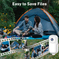 Mini 1080P Action Camera Wearable Sports Body Camera Pocket Helmet Camera Vlogging Multi-Function White product image
