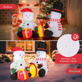 5-Foot Cute Blow-up Snowman Christmas Inflatables with Gift Boxes product image