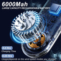 Portable Bladeless Neck Fan Personal Rechargeable Cooling Air Conditioner Hands Free Wearable Fan For Men Women Travel Blue product image