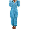 Women's Sherpa  Onesie PJ Jumpsuit  product image