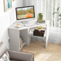 Corner Computer Desk Workstation with Storage Shelf product image
