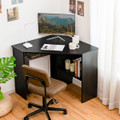 Corner Computer Desk Workstation with Storage Shelf product image