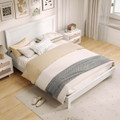 Bed Frame Platform with Slat High and Headboard product image