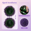 17.5-Inch Faux Decorative Artificial Plant Topiary Balls (Set of 2) product image