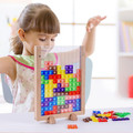 Wooden Brain Teasers Blocks Puzzle Transparent Toy product image