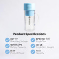 BlendQuik Portable Blender for Shakes and Smoothies, 14 oz. product image