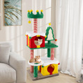 Christmas Cat Tree Tower for Indoor Cats with Scratching Posts & Carpet product image