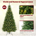 8 ft Pre-Lit Artificial Christmas Tree for Corners  product image